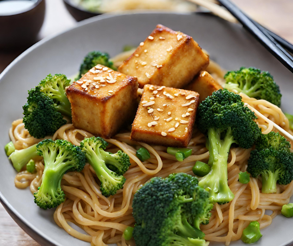 Knusprig-gebratener-Tofu-mit-Brokkoli-Variation